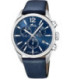 Reloj Hombre Crono Acero Esfera y Correa Azul LOTUS - 18691/1