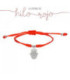 Pulsera Nudos Hilo Rojo Hamsa Colgante Plata 925 - 9109957