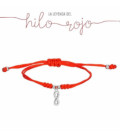 Pulsera Nudos Hilo Rojo Infinito Colgante Plata 925 - 9116286