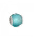 Abalorio - Charm Plata Murano Turquesa Facetado - A TU LADO - 9114337