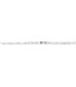 Pulsera de plata 3+1 con placa rectangular lisa para grabar 18CM - 234031.00