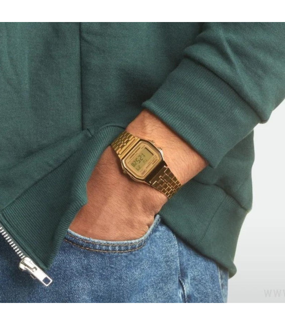 Reloj Vintage Dorado Brillo CASIO - A158WETG-9AEF