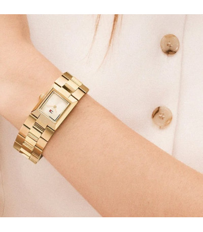 Reloj para Mujer Brazalete Dorado Cuadrado Tommy Hilfiger Ivy - 1782787