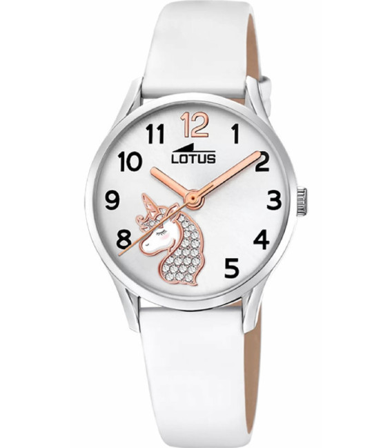 Reloj Junior Unicornio Correa Blanca LOTUS - 18406/K