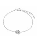 Pulsera Trébol Corazones Lotus Silver - LP3052-2/1