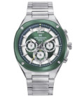 Reloj Hombre Crono Acero Esfera Verde y blanca Mission MARK MADDOX - HM1021-65