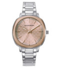 Reloj Señora Cuadrado Redondeado Acero Esfera Rosé VICEROY - 401298-97