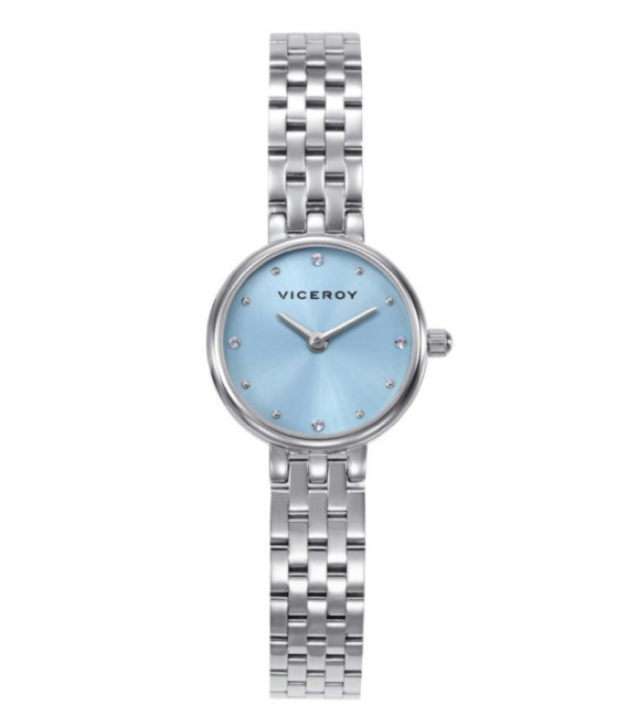 Reloj Mujer Acero Pequeño Esfera Azul Celeste VICEROY - 41148-37