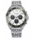 Reloj Hombre Crono Acero Esfera Blanca y Verde Mission MARK MADDOX - HM1024-07