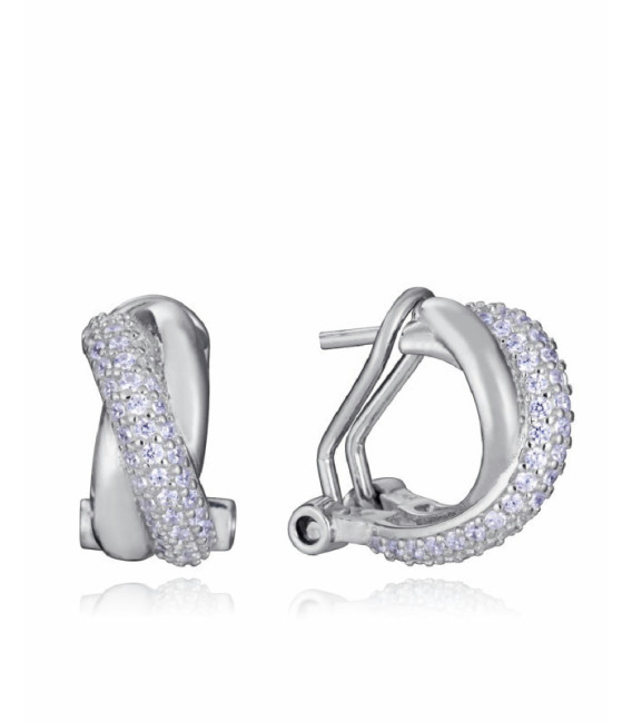 Pendientes Semiaro Plata Circonitas Omega VICEROY JEWELS - 2330E000-30