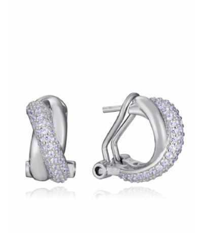 Pendientes Semiaro Plata Circonitas Omega VICEROY JEWELS - 2330E000-30