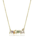 Collar Plata Dorado Mamá con Circonitas Multicolor VICEROY JEWELS - 2340C100-39