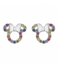 Pendientes Silueta Minnie Piedras Multicolor DISNEY - AG0009P1