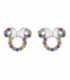 Pendientes Silueta Minnie Piedras Multicolor DISNEY - AG0009P1