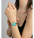 Reloj Mujer Acero Rectanguar Esfera Azul Turquesa VICEROY - 401288-37
