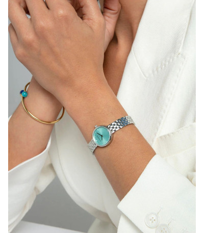 Reloj Mujer Acero Pequeño Esfera Azul Celeste VICEROY - 41148-37