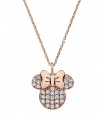 Collar Plata Rosé Minnie Mouse Circonitas DISNEY - AG0013C
