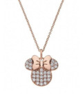 Collar Plata Rosé Minnie Mouse Circonitas DISNEY - AG0013C