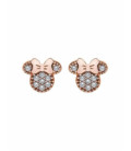 Pendientes Plata Rosé Minnie Mouse Circonitas DISNEY - AG0013P