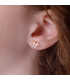 Pendientes Plata Rosé Minnie Mouse Circonitas DISNEY - AG0013P