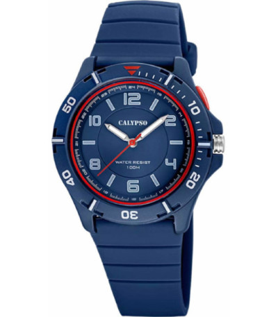 Reloj Hombre Agujas Luz Caucho Azul CALYPSO - K5857/5