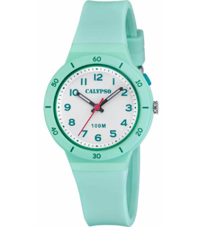 Reloj con Luz Unisex verde claro Esfera Blanca CALYPSO - K5848/3