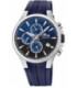 Reloj Hombre Crono Esfera Negra y Azul LOTUS - 18621/B