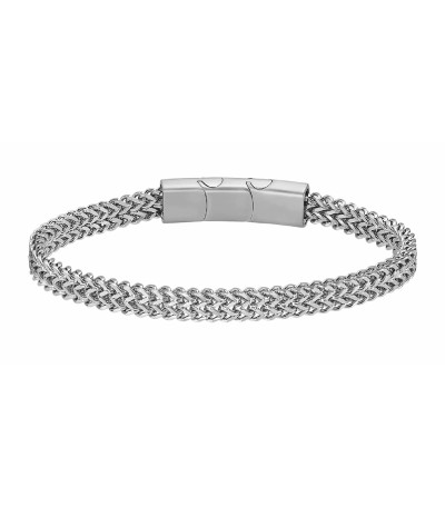 Pulsera Hombre eslabón Bismark 2 filas Acero LOTUS STYLE - LS2209-2/1