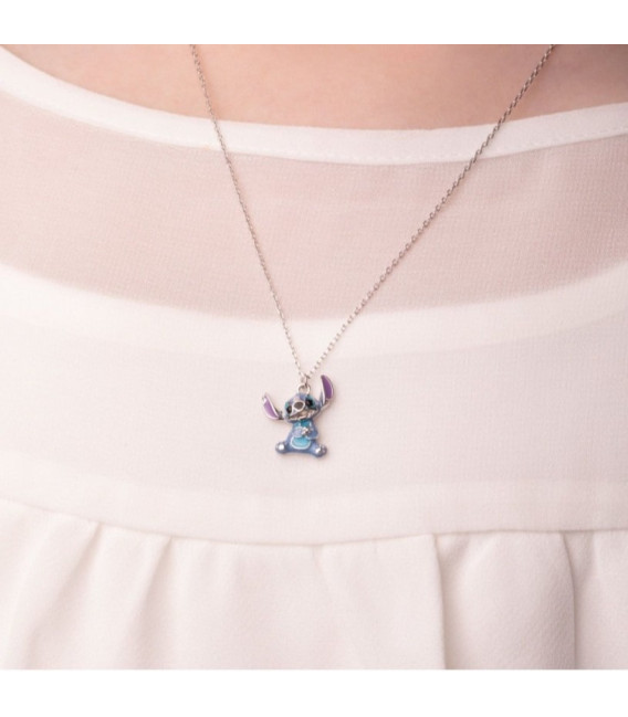 Collar de plata de Stitch DISNEY - AG0081C