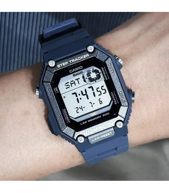 Reloj Hombre Deportivo Step Tracker Azul CASIO - WS-B1000-2AVEF