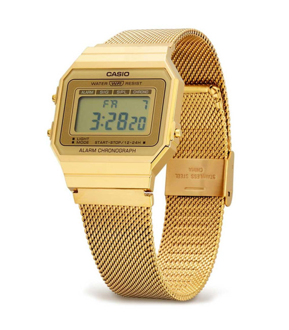Reloj Retro Digital Dorado CASIO - A700WEMG-9AEF