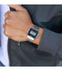 Reloj Unisex Retro Digital Plateado Esfera Negra CASIO - A164WA-1VES