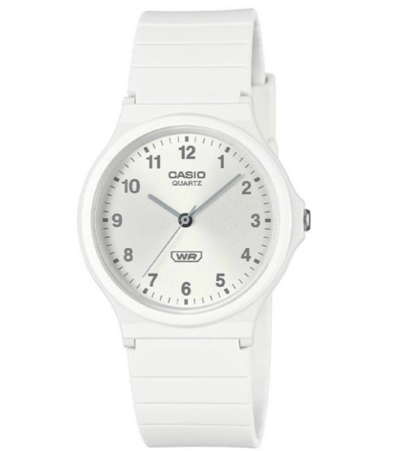 Reloj Unisex Monocromático Blanco Biobased CASIO - MQ-24B-7BEF